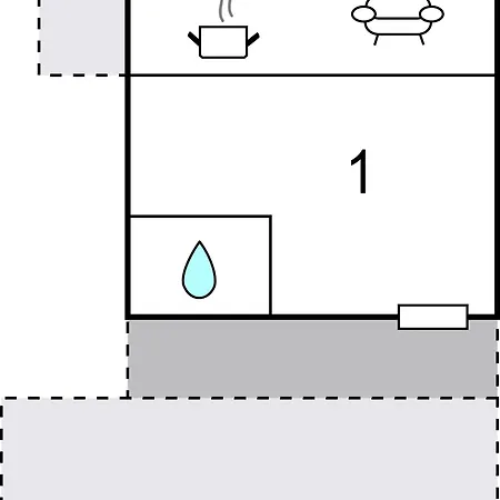 아파트 1 Bedroom In *
