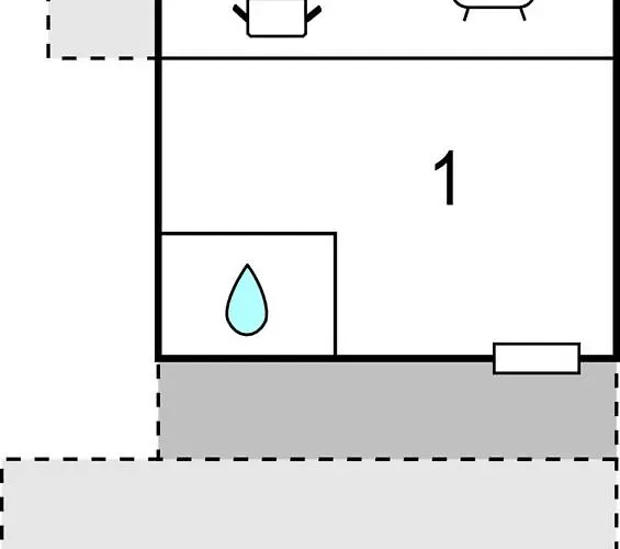1 Bedroom In * Splitska